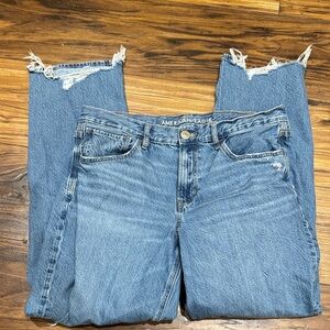 American Eagle Outfitters Blue Straight Leg Jeans